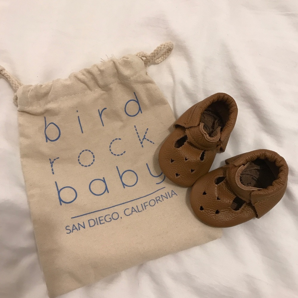 Bird Rock brown baby Mary Janes